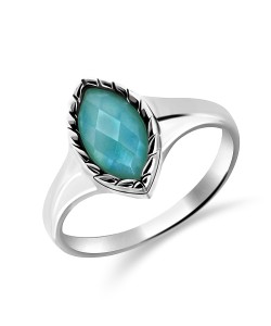 Amazonite Silver Rings NSR-2332